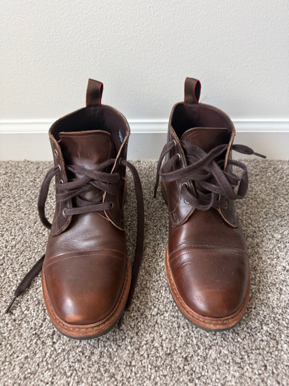 Allen Edmonds Brown Leather Chukka Boots